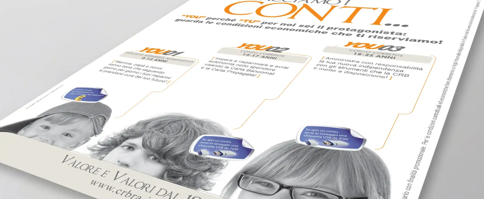 Realizzazioni grafiche advertising CRB Bra
