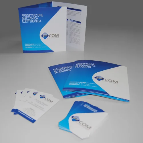 P Com – brand identity design